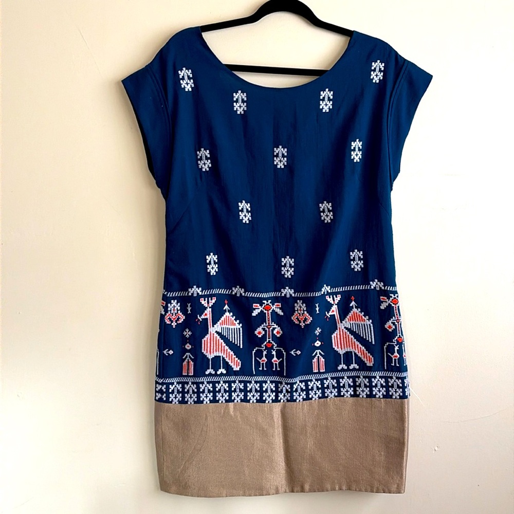 Vintage Anthropology Floreat mini dress
